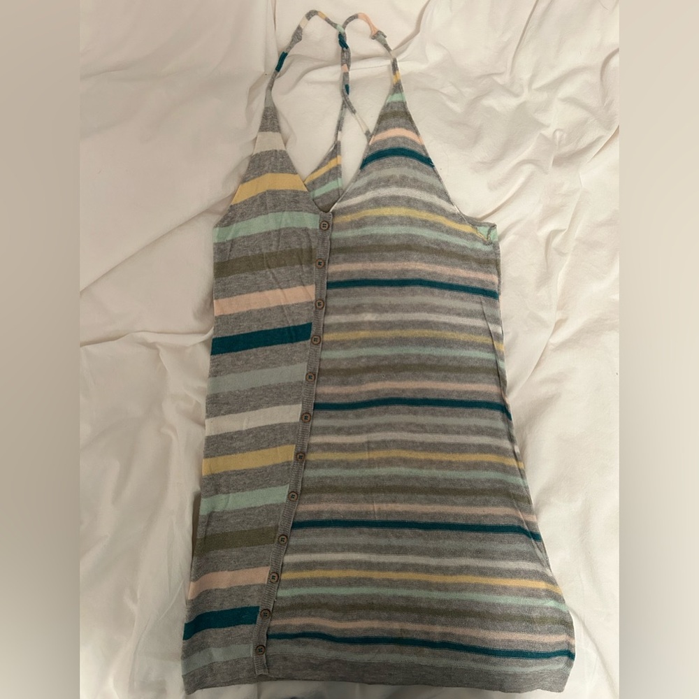 Covet Sleeveless Long Knit Tight Tunic; size XS